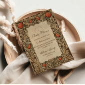 Rustic Granegranate  Baby shower Kaart