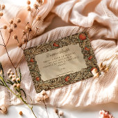 Rustic Granegranate Diapper Raffle Informatiekaartje