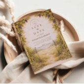 Rustic Grape Garden Countryside Wedding Save The Date