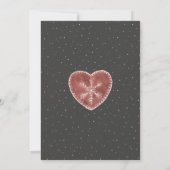 Rustic Grapevine, Star en Heart Rehearsal Dinner Kaart (Achterkant)