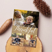 Rustic Gratitude | Thanksgiving fotocollage kaart