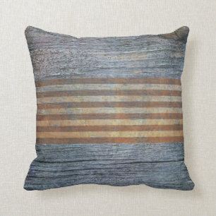 Rustic Gray Barn House Woodgrain Kussen