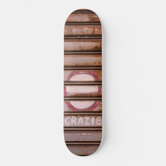 Rustic Grazie Shutter Napoli 1 Persoonlijk Skateboard (Voorkant)