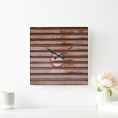 Rustic Grazie Shutter Napoli 1 Vierkante Klok (Huis)