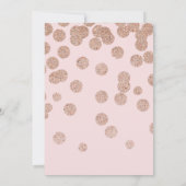 Rustic Green and Pink Fall Wedding Invitations Kaart (Achterkant)