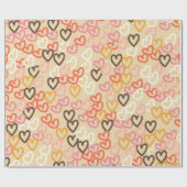 Rustic Green Buffalo Plaid Snowflake Christmas Cadeaupapier (Vlak)