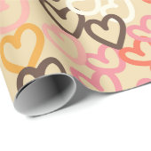 Rustic Green Buffalo Plaid Snowflake Christmas Cadeaupapier (Rol Hoek)