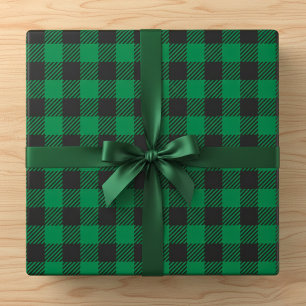 Rustic Green Buffalo Pset Cadeaupapier