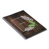 Rustic Green Butterfly - Aangepast Notitieboek (Rechterzijde)