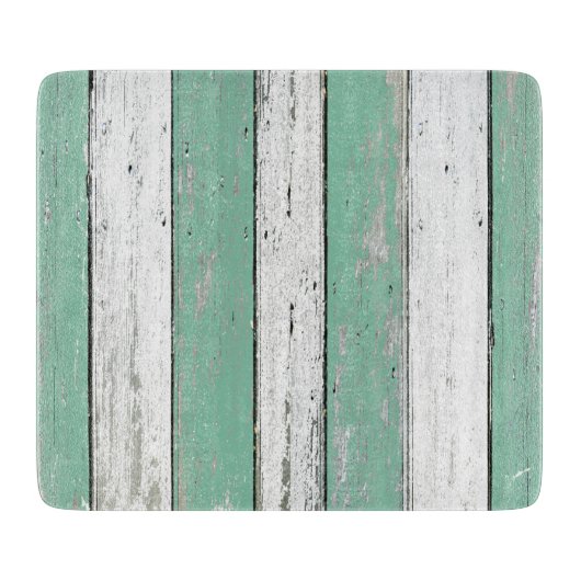 Rustic Green Driftwood Snijplank (Voorkant)