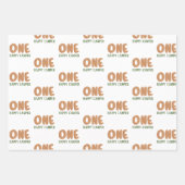 Rustic Green Evergreen Forest Nature Inpakpapier Vel (Voorkant 2)