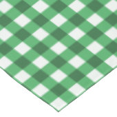 Rustic Green Gingham Controleert patroontablet Tafelkleed (Gekanteld)