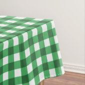 Rustic Green Gingham Controleert patroontablet Tafelkleed (Voorbeeld)