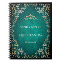 Rustic Green Gold Princess Tiara Quinceanera