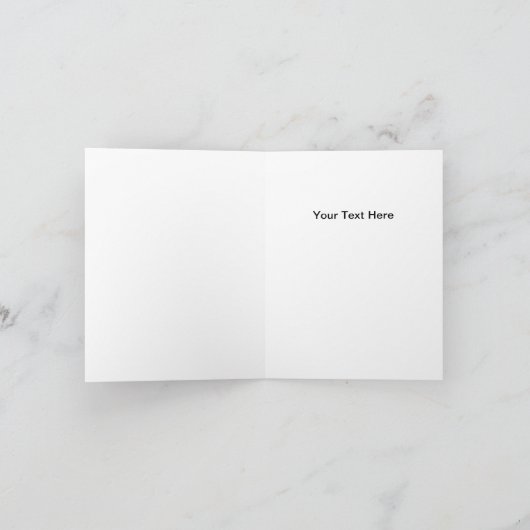 Rustic Green Leaves Greenery Foliage Bedankkaart (Binnen)