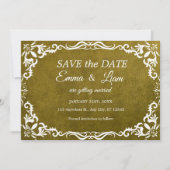 Rustic Green Mexicaanse Trouwdag – Bewaar deze dat Save The Date (Voorkant)
