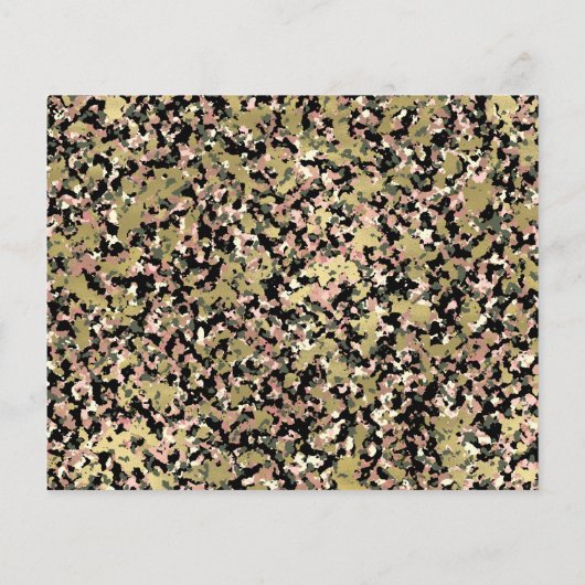 Rustic Green Pink Camo Kraft Foto slaat de datum o (Achterkant)