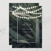 Rustic Green Spring Grass & Lights Sweet 16 Kaart (Voorkant / Achterkant)