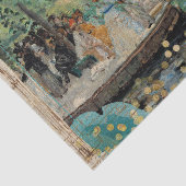  Rustic Green Texture Renoir Decoupage Tissuepapier (Detail)