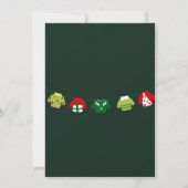 Rustic Green Ugly Christmas Sweater Party Kaart (Achterkant)