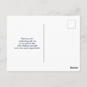 Rustic Green Woestijn Cactus Patroon Bedankt Briefkaart (Achterkant)