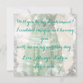 Rustic Green zal je mijn uitnodiging zijn (Achterkant)