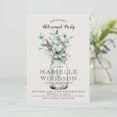Rustic Greene Retirement Party Invitation Kaart (Staand voorkant)