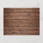 Rustic Greenery Celebration of Life Memory Kaart (Achterkant)