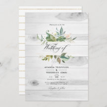 Rustic Greenery Country Barn QR Code RSVP Weddensc