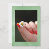 Rustic Greenery Country Celebration of Life Foto Kaart (Achterkant)