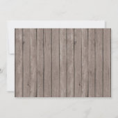 Rustic Greenery Cross Boy Baptism Foto Bedankkaart (Achterkant)