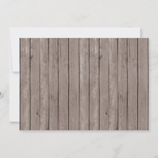 Rustic Greenery Cross Boy Baptism Foto Bedankkaart (Achterkant)