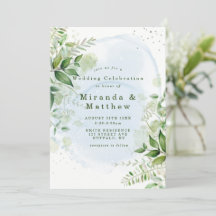 Rustic Greenery Dusty Blue Airy Wedding