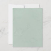 Rustic Greenery Eucalyptus Brunch & Bubble Invitat Kaart (Achterkant)