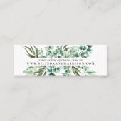 Rustic Greenery Eucalyptus Wedding Website Mini Visitekaartje (Voorkant)