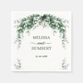 Rustic Greenery Eucalyptus Wreath Foliage Wedding Servet