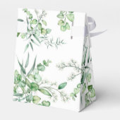 Rustic Greenery Foliage Wedding Bedankdoosjes (Achterkant)