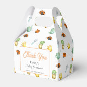 Rustic Greenery Ladybug Garden Baby shower Bedankdoosjes (Voorkant Zijde)