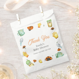 Rustic Greenery Ladybug Garden Baby shower Bedankzakje