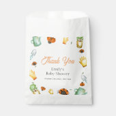 Rustic Greenery Ladybug Garden Baby shower Bedankzakje (Voorkant)