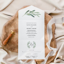 Rustic Greenery Olive Wedding