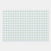 Rustic Greenery Pine kerst Berry Holiday Boho Inpakpapier Vel (Voorkant 3)
