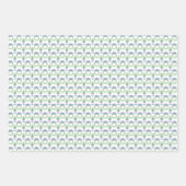 Rustic Greenery Pine kerst Berry Holiday Boho Inpakpapier Vel (Voorkant)