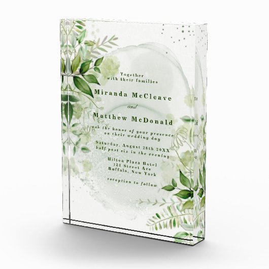 Rustic Greenery Vineyard Keepomwille Wedding Invit Fotoblokken (Rechts)