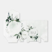 Rustic Greenery Waterverf Eucalyptus Wedding Bedankdoosjes (Uitgevouwen)