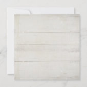 Rustic Greenery Waterverf Geometric Baby shower Kaart (Achterkant)