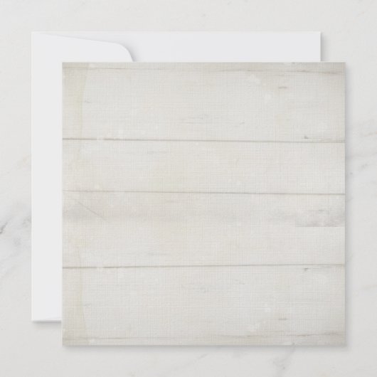 Rustic Greenery Waterverf Geometric Baby shower Kaart (Achterkant)