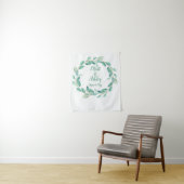 Rustic Greenery Wedding Backdrop Foto Booth Prop Wandkleed (In situ)