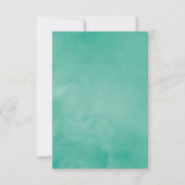 Rustic Greenery Winter Baby shower Bedankkaart (Achterkant)