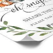 Rustic Greenery Woodland Animals delen de liefde Poster (Hoek)